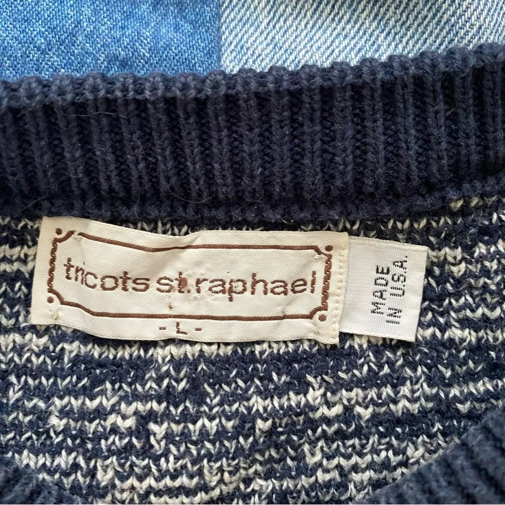 vintage tricots st raphael sweater size L